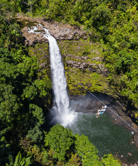 Hawaii Excursión en tirolina por la Isla Grande de Hilo