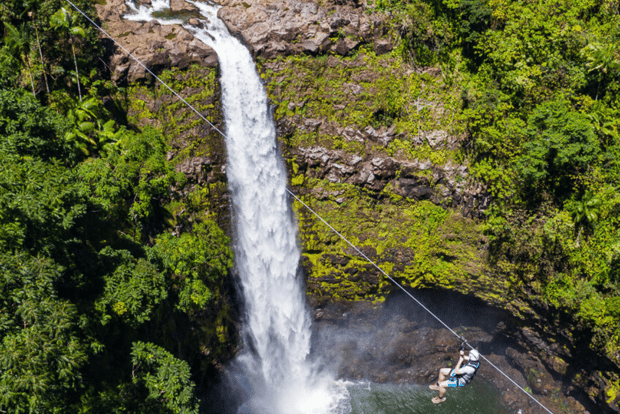 Hawaii: Tour di Hilo Zipline sull'Isola Grande