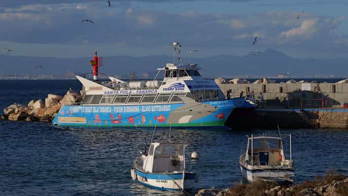Desde Santa Pola: Ticket de entrada en Ferry Catamarán a la Isla de Tabarca