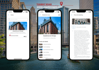Architecture Application auto-guidée Chicago avec Audioguide - Housity