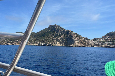 Santa Ponta/Peguera: Dragonera Island Cruise with Swim Stop Tour with Santa Ponsa Meeting Point