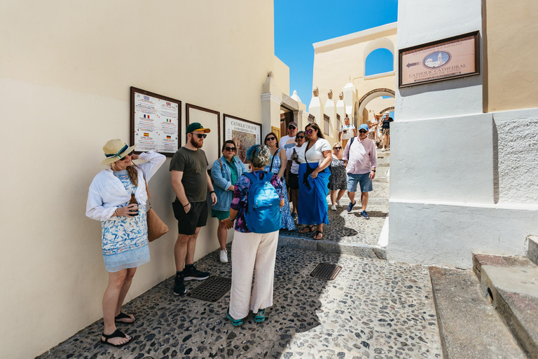 Fira : Visite guidée à pied pour les gourmets avec dégustations