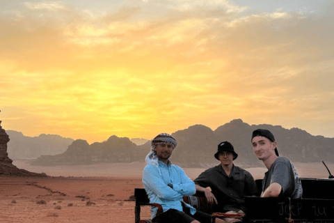 Amman: Wadi Rum Private Transfer, Jeep Tour, Dinner & Stay Amman:-Private Tour, 1 Day 1 Night, Petra, Wadi Rum, Return