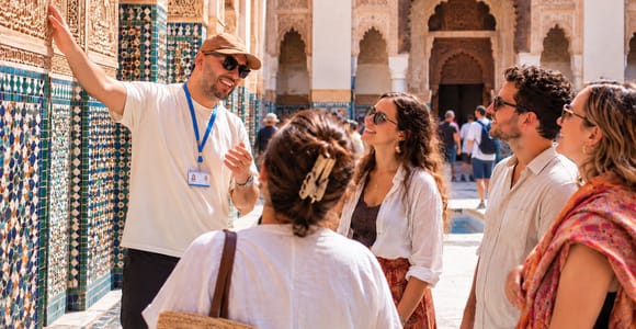 Marrakech: Ben Youssef, Secret Garden, & Souks Walking Tour
