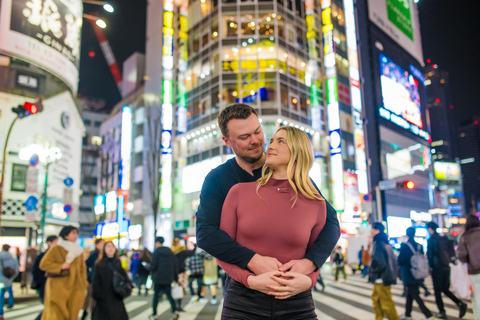 Sesión fotográfica en Tokio (fotógrafo privado)1 hora de FOTOGRAFÍA DE PAREJA (50-100 fotos)