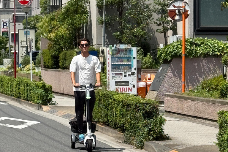Tokyo : visite guidée en scooter électrique dans les quartiers cachés de ShibuyaTokyo : visite guidée en trottinette électrique dans le quartier caché de Shibuya