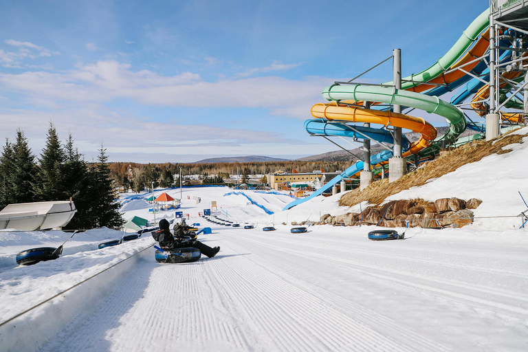 Quebec Stad: Snow Tubing bij Village Vacances ValcartierQuebec City: snowtubing bij Village Vacances Valcartier