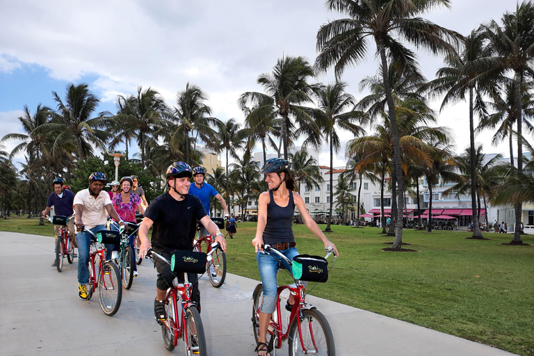Miami Beach: Tour guiado de bicicleta com degustação gastronómica (Adultos)
