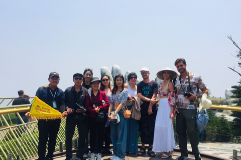 Da Hoian/Danang: Tour di gruppo delle Colline di Bana e del Ponte d&#039;OroDa Danang/Hoian: Ponte d&#039;oro delle colline di Bana (senza biglietto d&#039;ingresso)