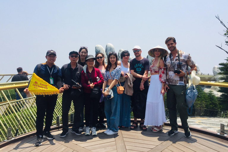 Da Hoian/Danang: Tour di gruppo delle Colline di Bana e del Ponte d&#039;OroDa Danang/Hoian: Ponte d&#039;oro delle colline di Bana (senza biglietto d&#039;ingresso)