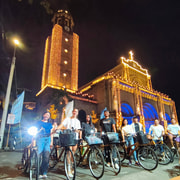 Manila: Guided Sunset Bamboo Bike Tour in Intramuros
