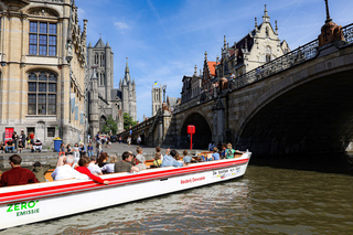Gand : 40 minutes de visite guidée en bateau du centre médiéval