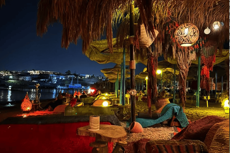 Sharm: Basata Café w/Shisha, Light Bites & Soft Drink by Sea Basata Café Seaside Sunset w/Light Bites & Soft Drink