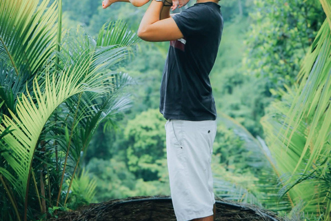Ubud: Private Half-Day Tour Rice Terrace, Temple & Waterfall Private Ubud Half-Day Tour (Without Entrance Ticket)