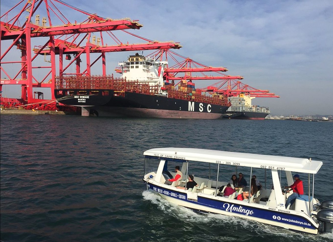 Durban: 30 minutters sejlads i havnen