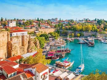 Antalya : Visite guidée de la vieille ville avec promenade en bateau et déjeuner