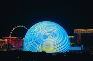 Las Vegas: The Sphere Experience - Postkarte von der Erde