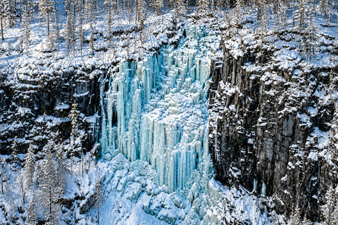 Rovaniemi: Korouoma Canyon & Frozen Waterfalls Tour ⭐ Korouoma Premium | 7h | Small Group | BBQ & Photos