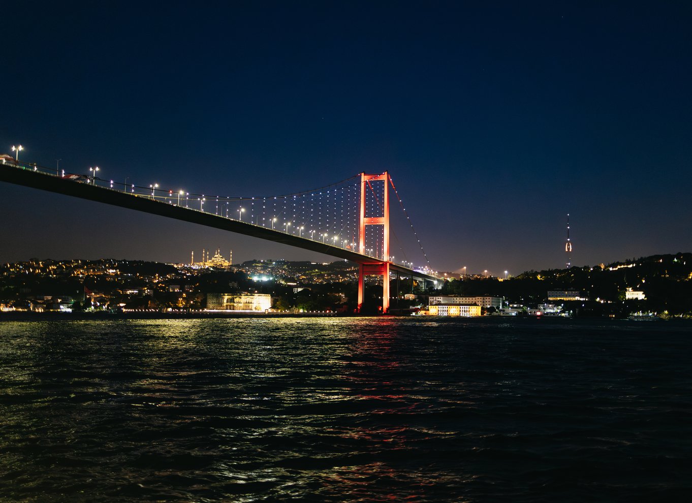 Istanbul: Bosporus-middagscruise og show med privat bord