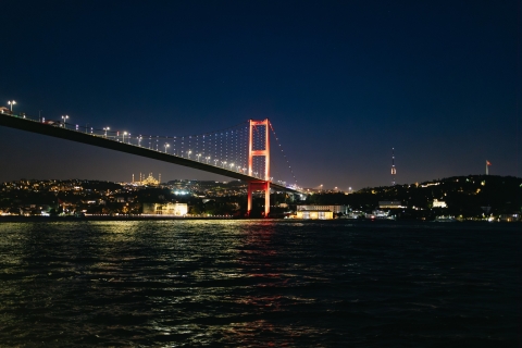 Istanbul: Bosphorus Dinner Cruise & Show with Private Table Dinner and Soft Drinks with Hotel Transfer