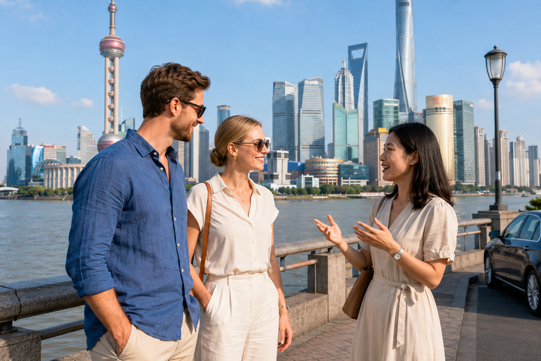 Shanghai: Private Half-Day City Highlights Tour with Car