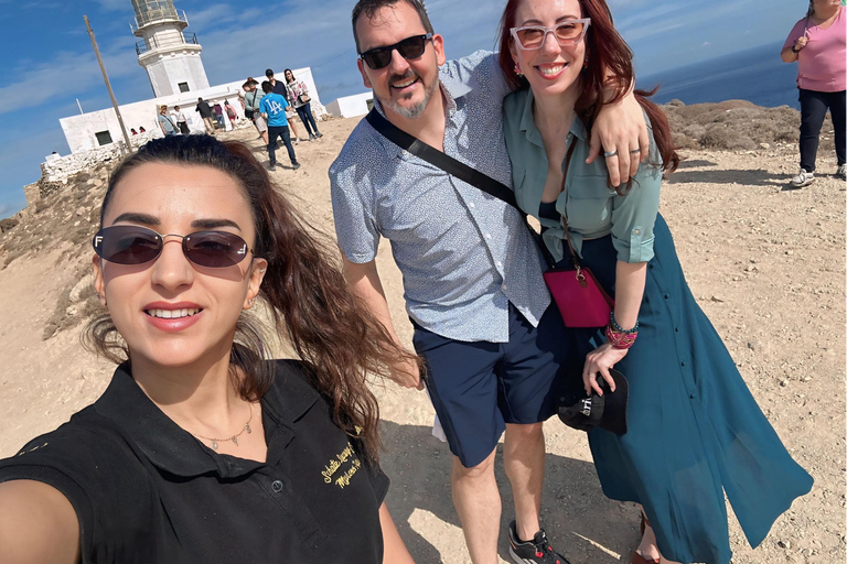 Visite de 4 heures à Mykonos en espagnol4 heures de visite de Mykonos en anglais