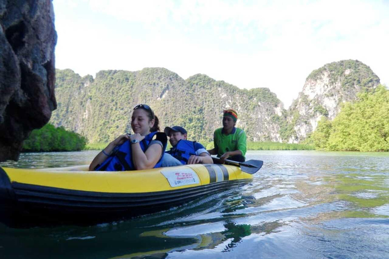 Khao Lak : baie de Phang Nga et île James Bond en bateau à longue queueVisite partagée