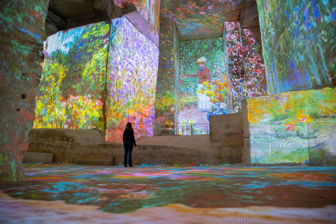Les Baux-de-Provence: bilet wstępu do Carrières des Lumières