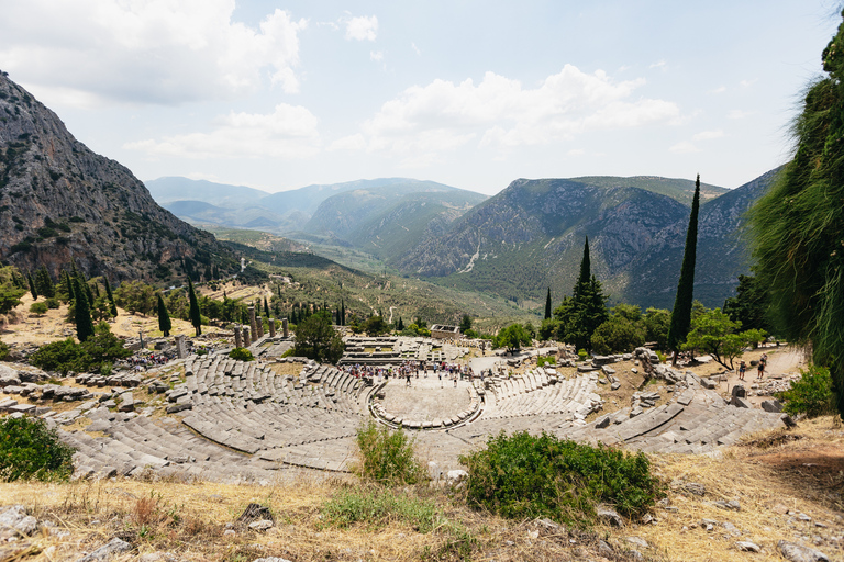 Depuis Athènes : visite de 2 jours à Delphes et aux MétéoresDelphes et monastères des Météores : visite de 2 j, espagnol