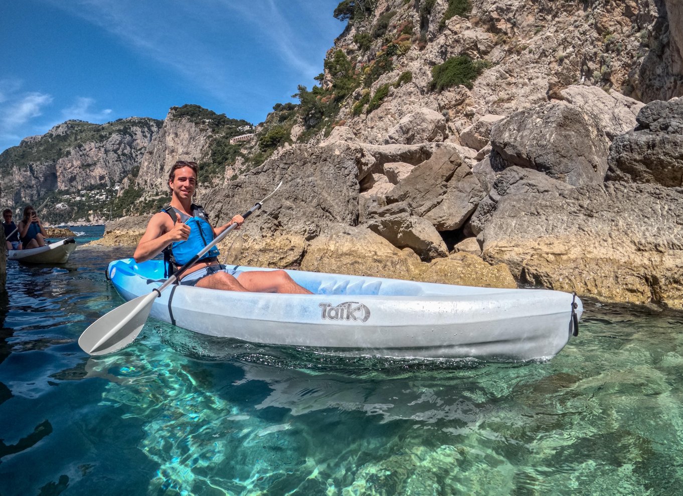 Capri: Kajaktur til grotter og strande med GoPro-billeder