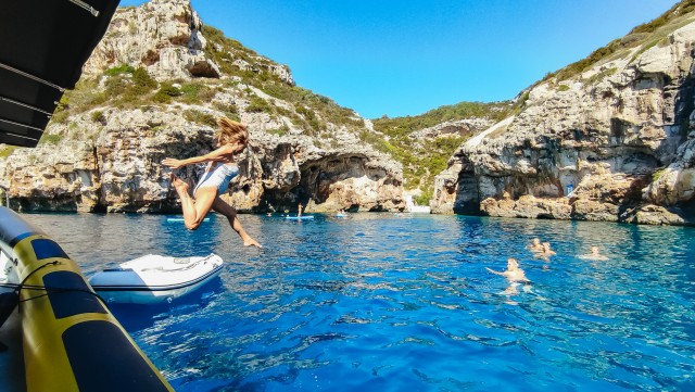 Visit From Split Blue Cave & Five Islands With Hvar Boat Tour in Trogir, Croatia