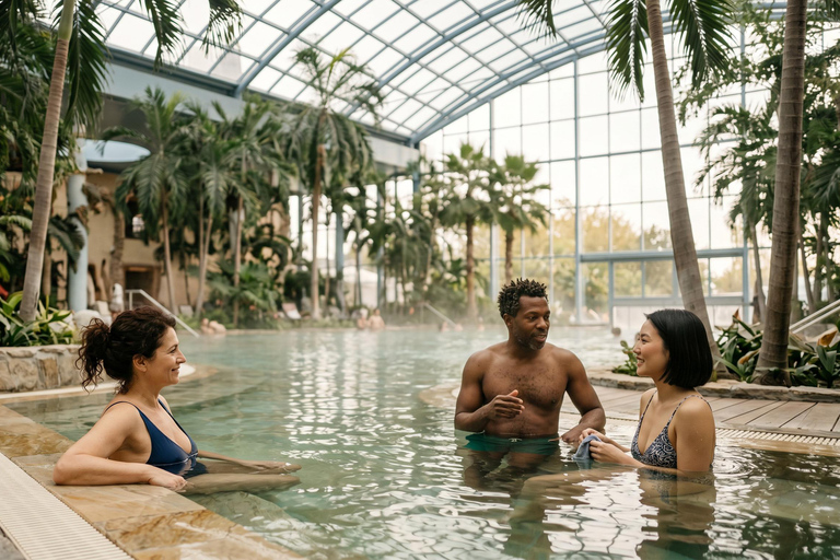 Therme Bucharest Palm, Galaxy or Elysium Access & Transfer 12 HOURS Therme Bucharest Palm, Galaxy Access & Transfer