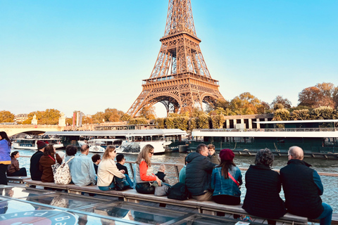 Paris: Illuminated Seine Night Cruise from the Eiffel Tower Paris: Illuminated Seine River Night Cruise & Free Postcard