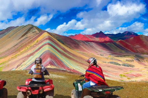 From Cuzco: Vinicunca & Red Valley Off-Road Adventure Red Valley and Rainbow Mountain Tour (Quad doble).