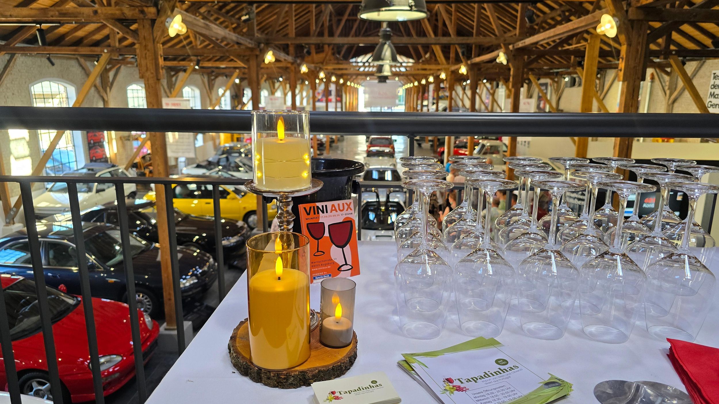 Event Yoga & Wein in Mazda Frey Oldtimer Museum Augsburg