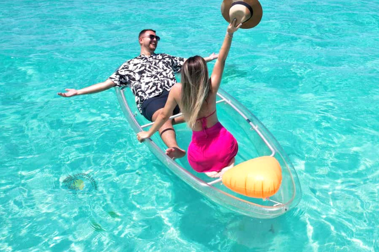 Zanzibar: Transparent Kayak Adventure with Drone Footage Transparent Kayak Adventure with Drone (Pickup included)