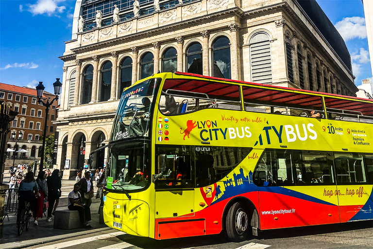 Lyon City Hop-on Hop-off Sightseeing Bus Tour 2-Days Pass