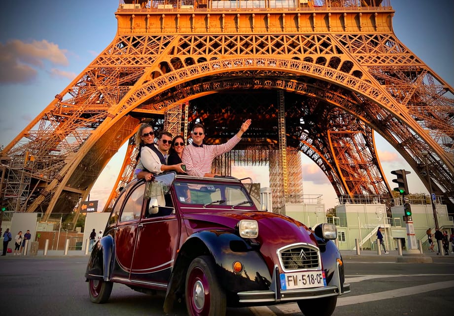  Sightseeing tours of Paris by 2CV car!