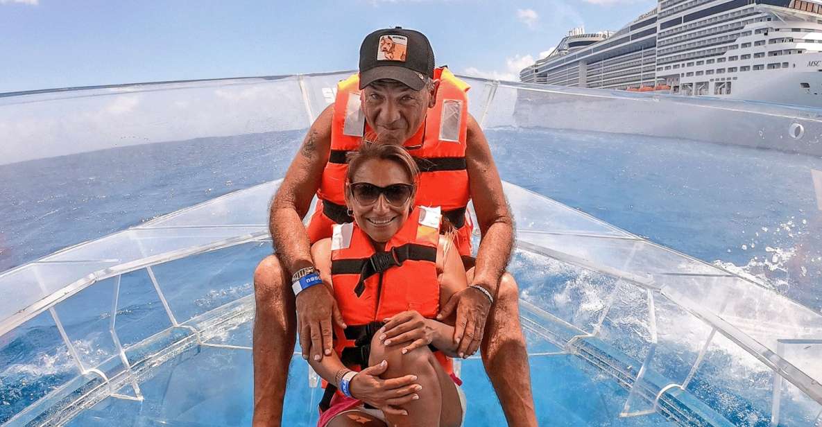 Cozumel: tour en barco transparente con esnórquel | GetYourGuide