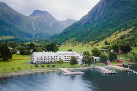 Hubschrauber-Transfer Bergen - Rosendal
