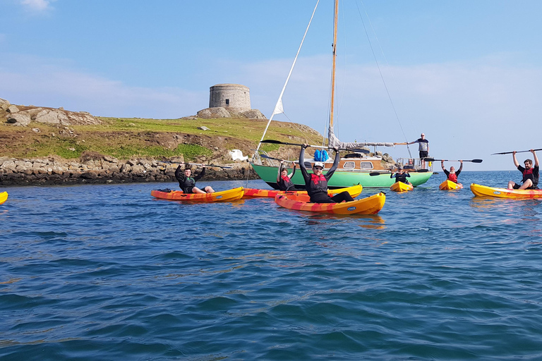 Havskajakpaddling från Killiney Beach till Dalkey Island