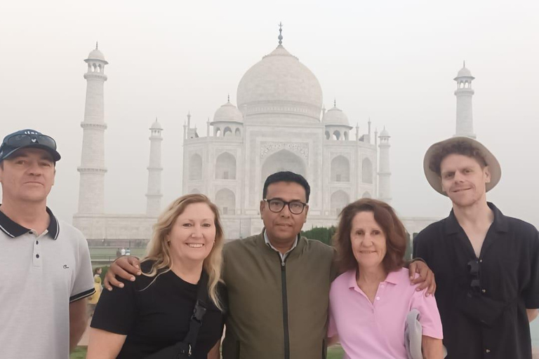 From Agra: Skip-the-Line Taj Mahal & Agra Fort Day Tour Only Professional Tour Guide