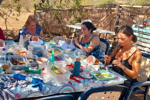 Atelier de mosaïque verre sur verre près de Lagos