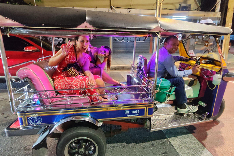 Tour di Bangkok in Tuk Tuk con servizio di prelievo in hotel e cena