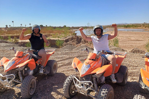 Marrakech: Palmeraie Quad Bike Desert Adventure