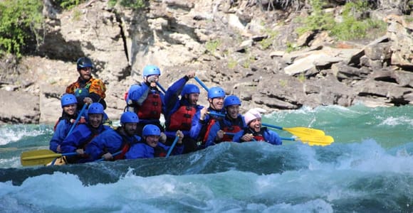 Banff: Morning Whitewater Rafting Tour in Horseshoe Canyon