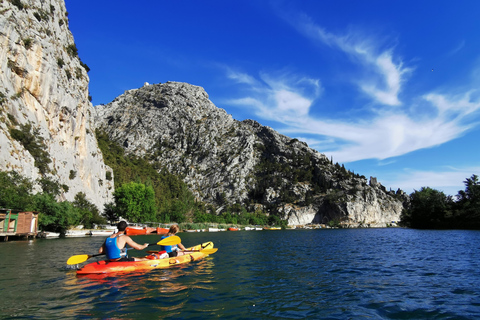 Omiš/Split : 4h de kayak dans le parc naturel protégé de Cetina