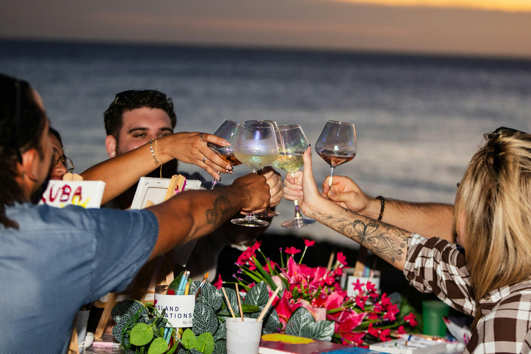 Aruba: Beachside Sip &amp; Paint with Snacks and Wine