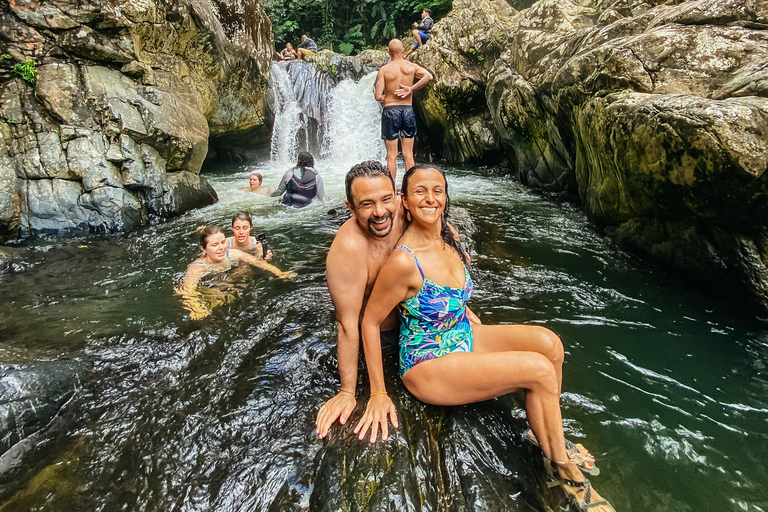 De San Juan: visite de la forêt tropicale et du toboggan aquatique d'El Yunque