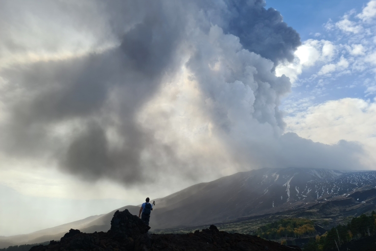 Atardecer en el Etna Norte: Zona de la cumbre y Cráteres de 2002